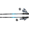 Палки треккинговые ETECH TEAM EVEREST 3-х секции, Blue, 105-135 см NN009018
